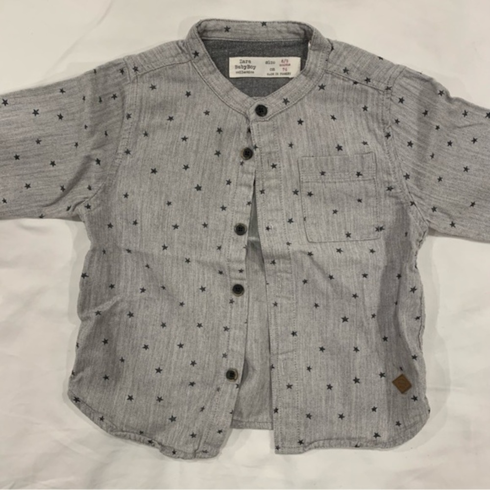 Zara Baby Button Down Shirt - 6-9 Months